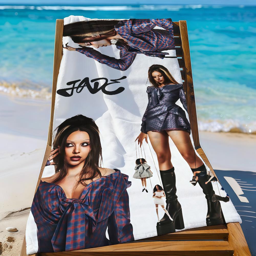 

Singer Jade Thirlwall Towel Sports Quick Dry Travel Camping Gear Sandproof Soft Light Large Beach Towel W40*H60(CM)