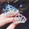 Neue Kinder Diademe Kronen Kleine Kinder Mädchen Strass Kristall Krone Herz Prinzessin Party Accessoires Haarschmuck Ornamente