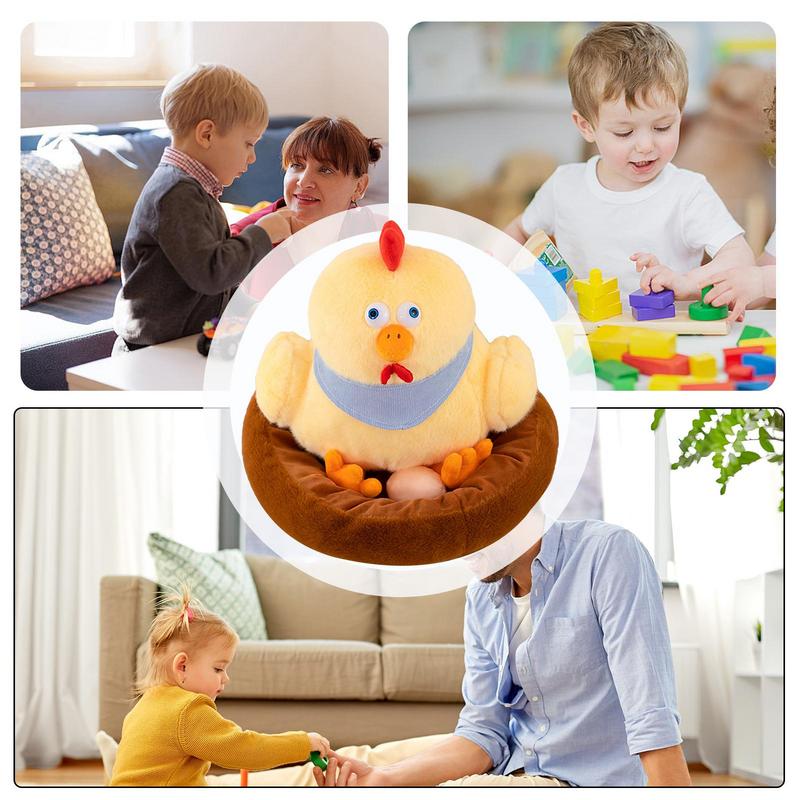 Chicken Plush Cute Chicken Coop Plush 30 Cm Soft Stuffed Chicken Accompany Toy Simulation Chick Toy for Kid Girl Boy