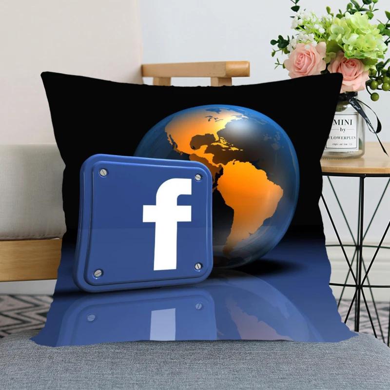 App Logo Youtube Pillowcase Bedroom Home Decorative Pillow Cover Square Zipper Pillow Cases Satin Soft Fabric 40X40Cm 45X45Cm
