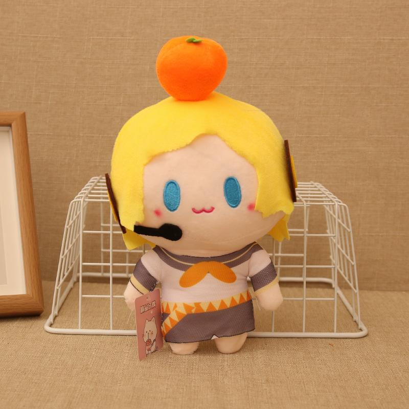 25cm Q Version Hatsune Miku Fufu Plush Doll Anime Peripheral Cute Stuffed Doll Decoration Girl Birthday Gift