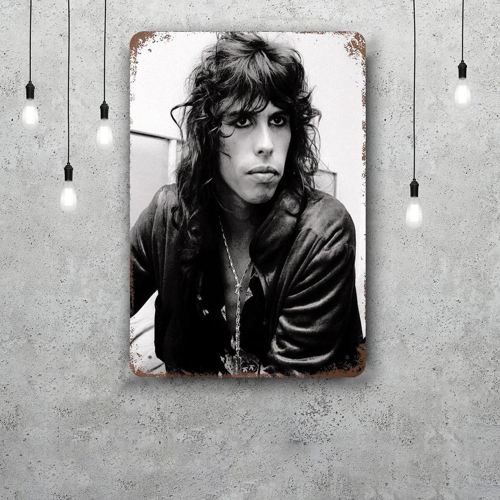 Steven Tyler Funny Bar Metal Sign Retro Plaque Vintage Sign Alcohol Drinker Pub Club Man Cave Kitchen Wall Decoration