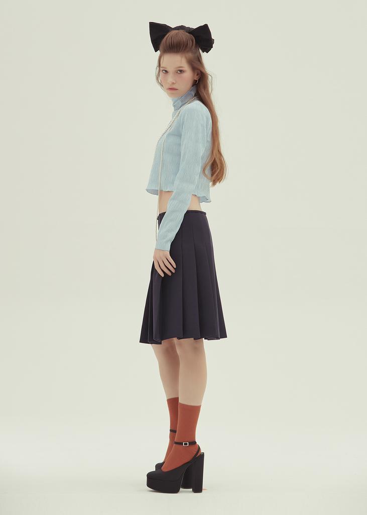 Epeuem9102 Romantic Pleats_Blue