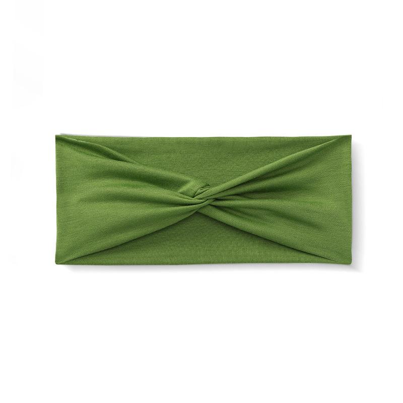 Yoga Sports Headband Elastic Non-slip Wide Headband Candy Color Headband Exercise Running Sweat-absorbent Women's Headband