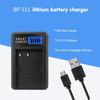 Portable LCD Screen Display Camera Battery Chargers for BP511 5D 50D 40D 20D Cameras Convenient Charging Power Supply
