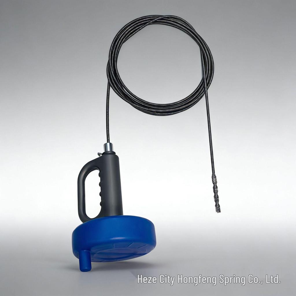 Hand-Crank Drain Cleaner: Unclogs Kitchen Sinks & Toilets