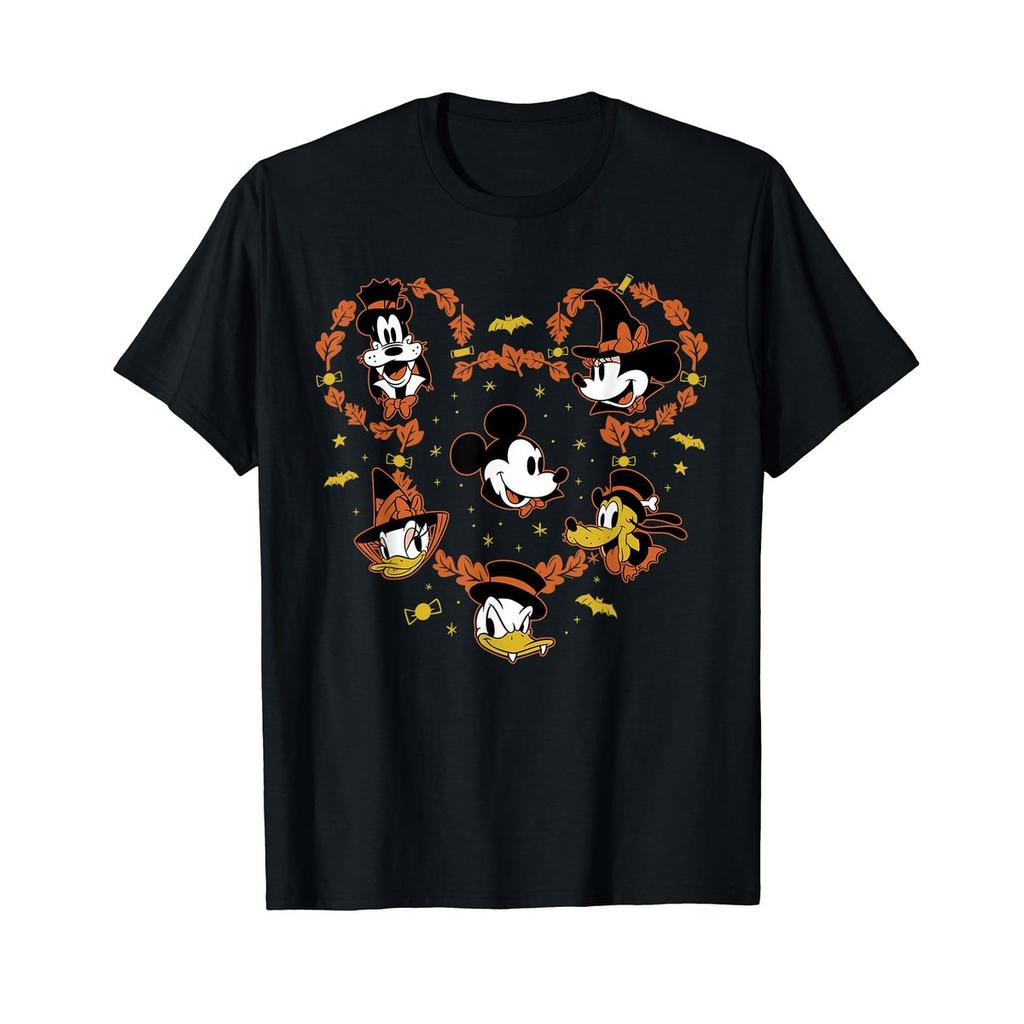 Disney Mickey and Friends Halloween Autumn Mickey Mouse Icon T-Shirt