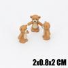 Cute Modeling Small Animals Assembled Building Block Scene Accessories Parts Chicken Husky Fighting Dog Flamingo Ornament