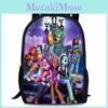 Unisex Monster High 15in Backpack Ergonomic Support Oxford Fabric Schoolbag