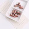 Retro Ethnic Hand-painted Ceramic Totem Beads: DIY Bracelet & Necklace Accessories