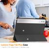 For Lenovo Yoga Tab Plus Case Anti-Drop Leather Stand Tablet Cover