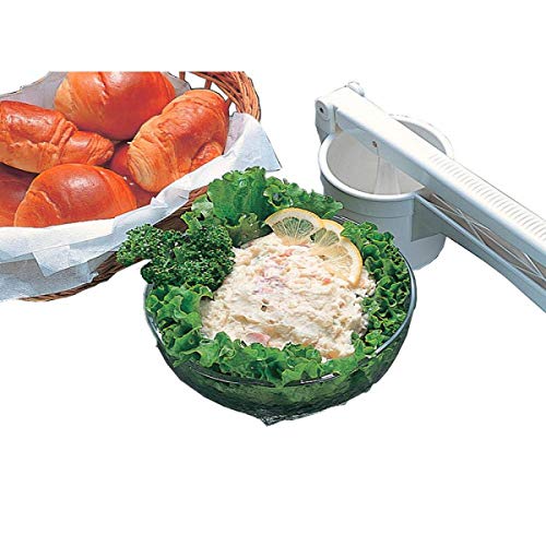 Tiger Crown Juicer/Masher, White, 95 x 253 x 133mm, ABS Resin, Manual, Coarse, Medium, and Mesh 587