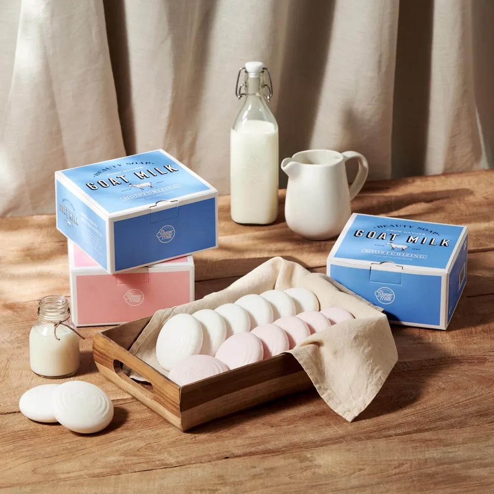 Shower Mate Goat Milk Soap White Milk Scent 90g x 24 pieces