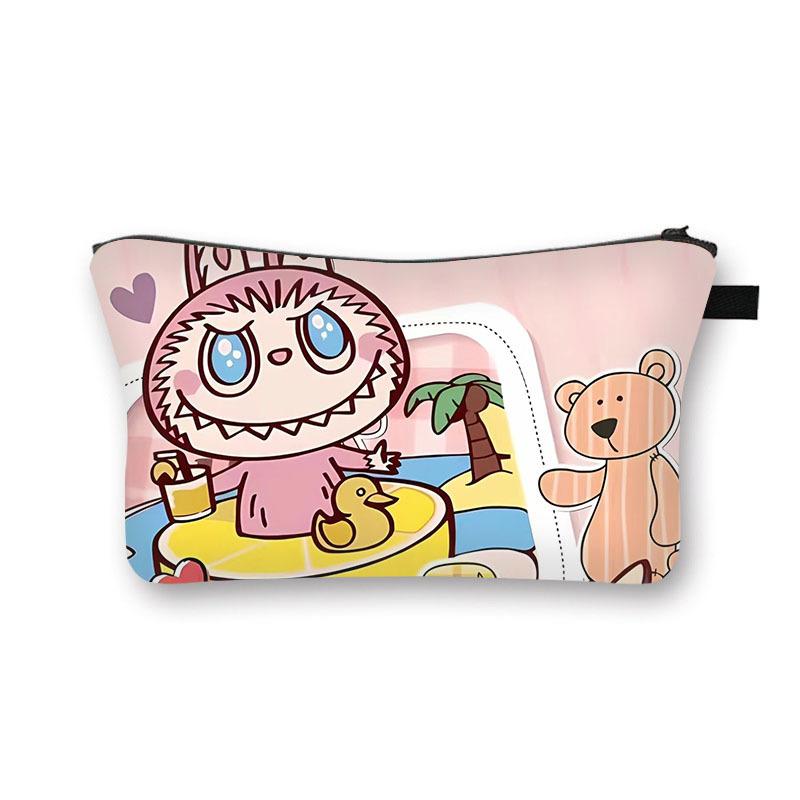 Cosmetic Bag for Girls, Large Capacity, Cute Storage, Toilet Bag, Portable Clutch Bag.