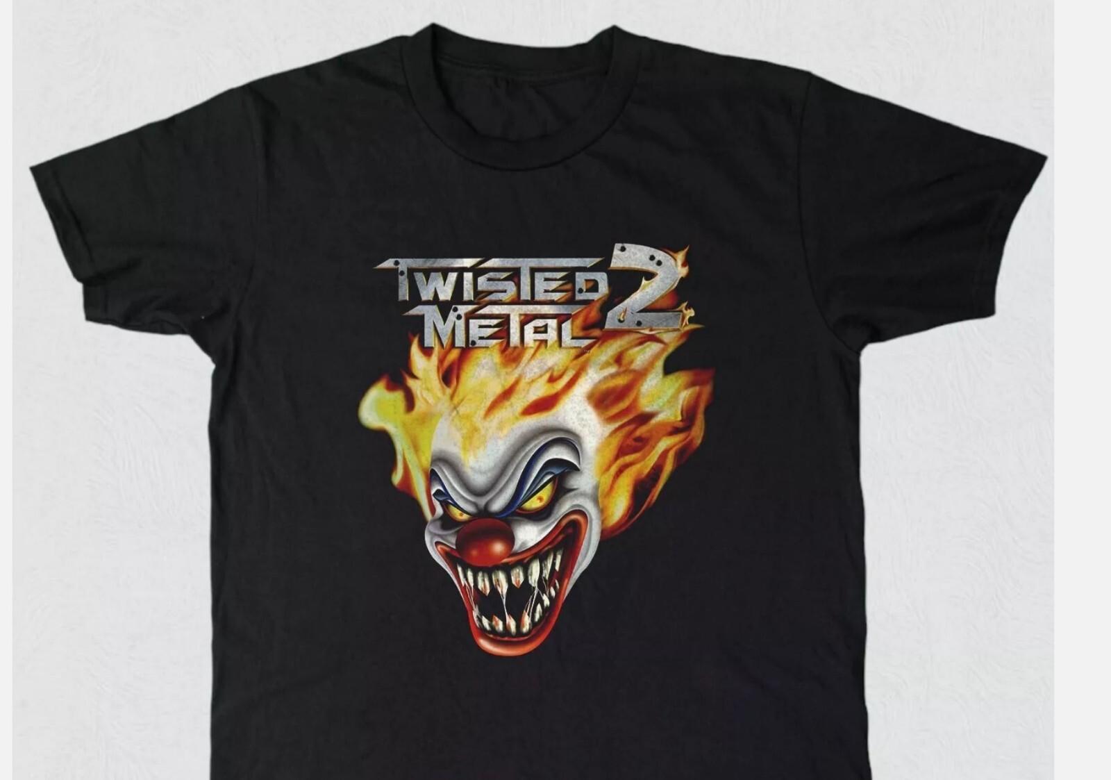 Twisted Metal 2 1996 Unisex Black T-shirt S-5XL XL