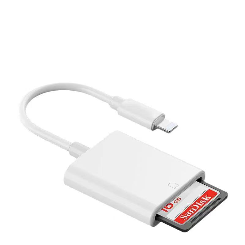 

Apple 3-in-1 Card Reader: SD/TF Adapter & Charger for iPhone