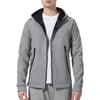 Nike Knit Sport Hooded Logo Jacket Men Outerwear Grey DD1879-010