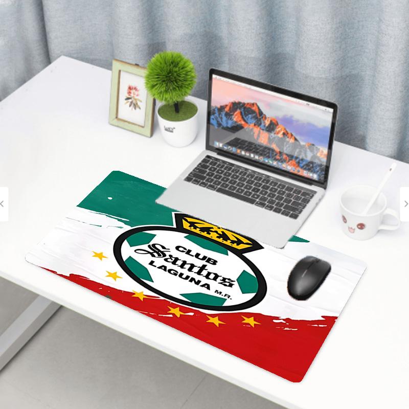 Club Santos Laguna Print Mouse Pad, Anti‑Slip Desktop keyboard Mat, for PC Laptop Gaming Working Daily Use, Cool Festival Surprise Gift