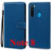 For Xiaomi Redmi Note 8 Pro Deksel Silikon Lær Lommebok Telefondeksel for Redmi Note 8 Deksel Redmi Note 8 Pro Flipdeksel Coque Fundas