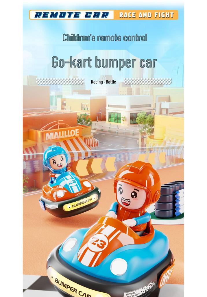 Children's Remote Control Battle Bumper Car - Drift Ejection Go-Kart Electric Toy Gift