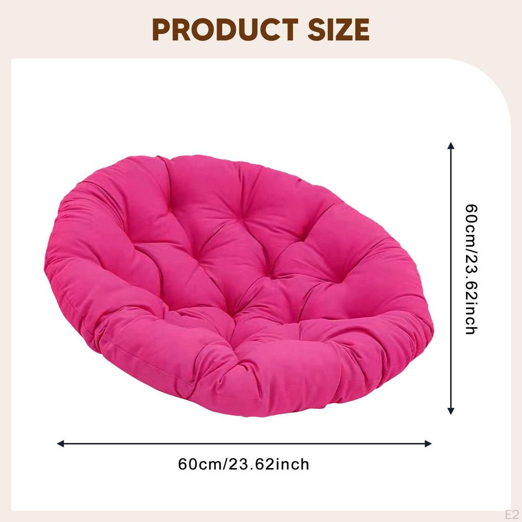 Pernă de Scaun Căptușită Coș Suspendat Respirabilă Groasă, Multifuncțională, Pernă Scaun Formă Ou, Patio