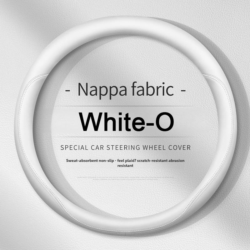 

NAPPA Leather Car Steering Wheel Cover Breathable Steering Wheel Cover For Hyundai Santa Fe Sonata Tucson Kona IX25 IX35 Elantra