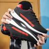 Modne Męskie PU Skórzane Casualowe Sneakersy Elastyczne Buty na Deskę Treningowe Buty Sportowe Lekkie Trenerki Duży Rozmiar 39-48
