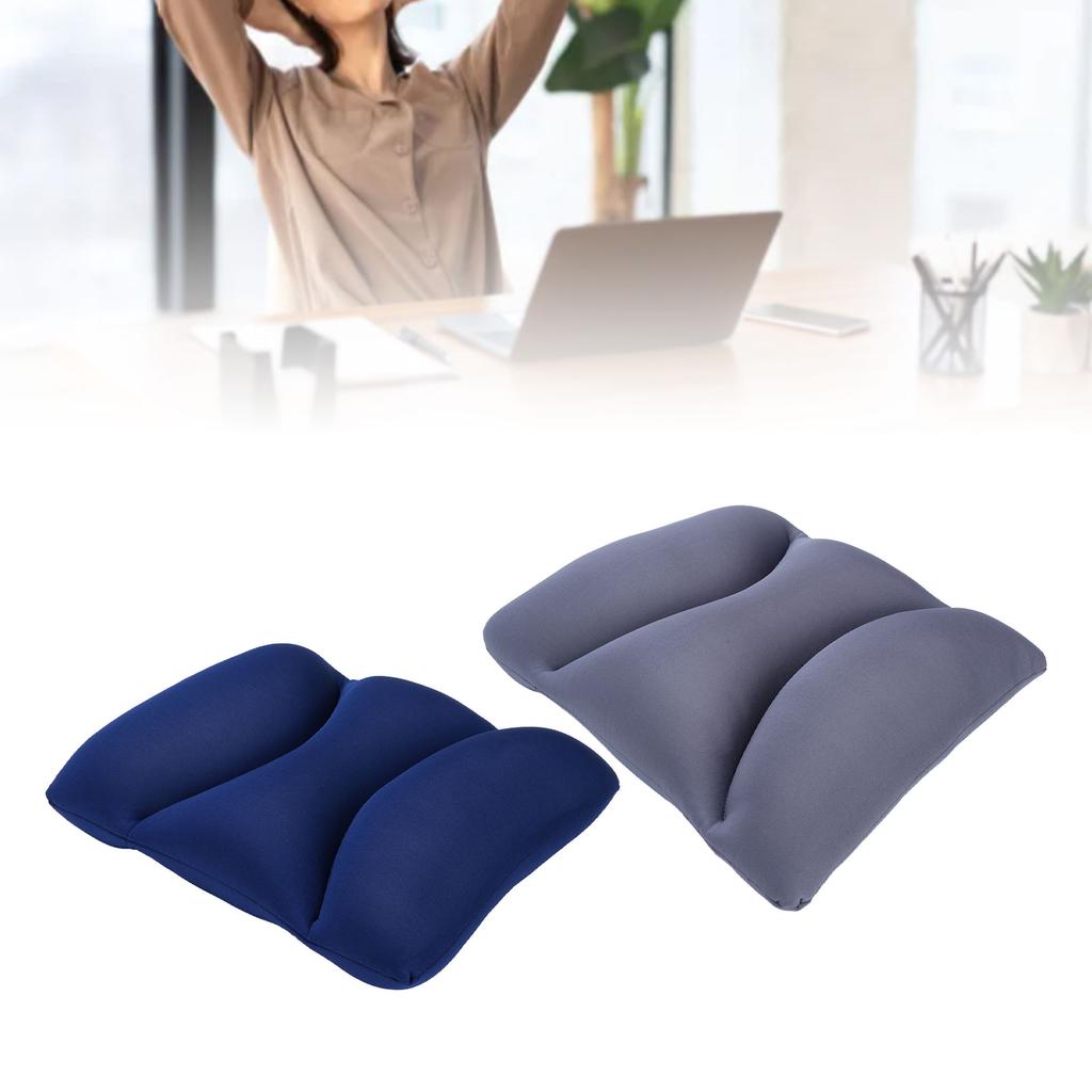 Chair Cushion Soft Comfortable Foam Particles Filling Waist Back Lumbar Support Pillow for Office Ho