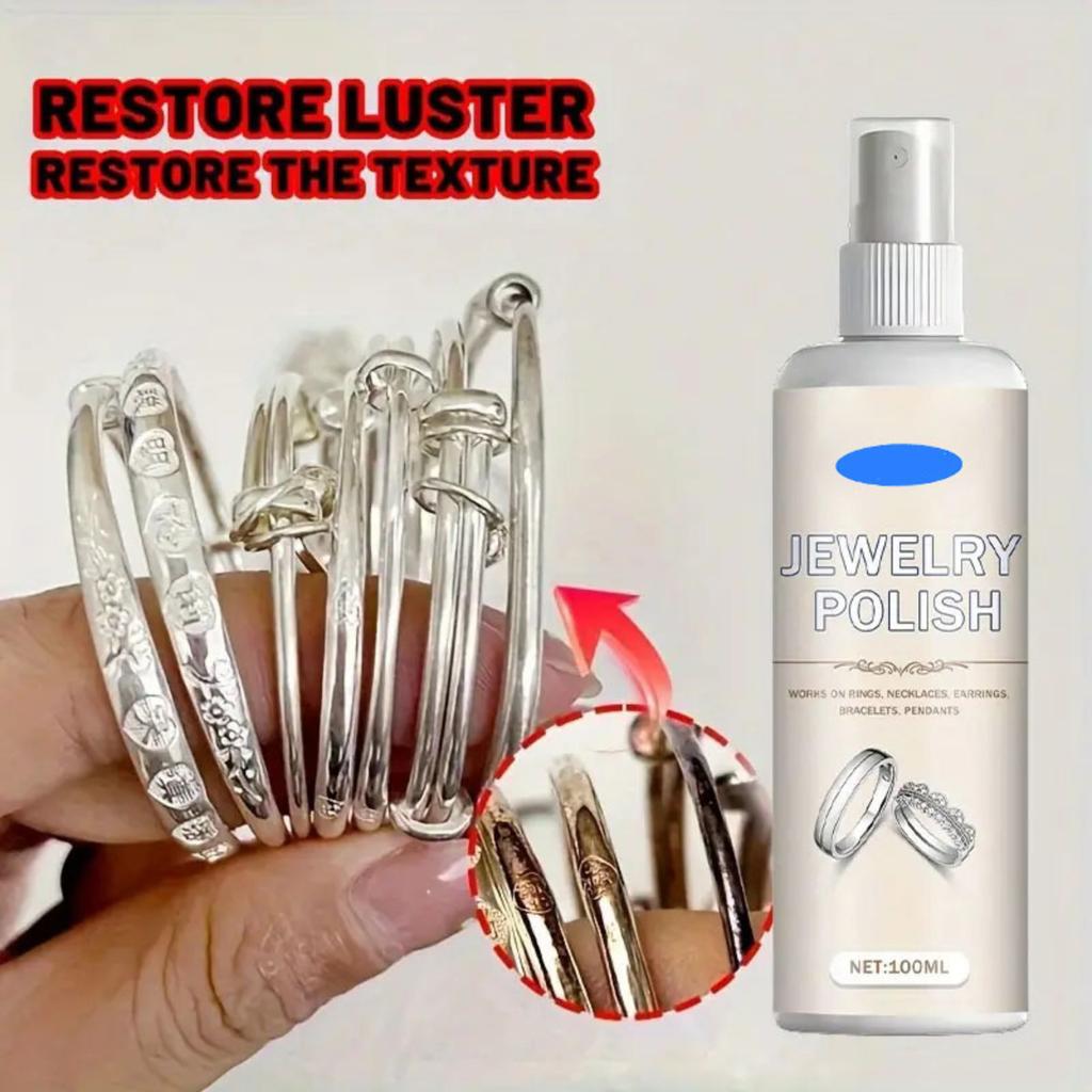 100ml JEWELRY POLISH Spray To Quickly Repairs And Protects The Metal Surface Of Jewelry