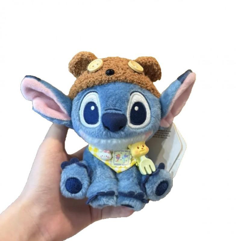 Stitch Plush Keychain Cartoon Character Pendant Cute Chef Doll Bag Charm Gift Kids
