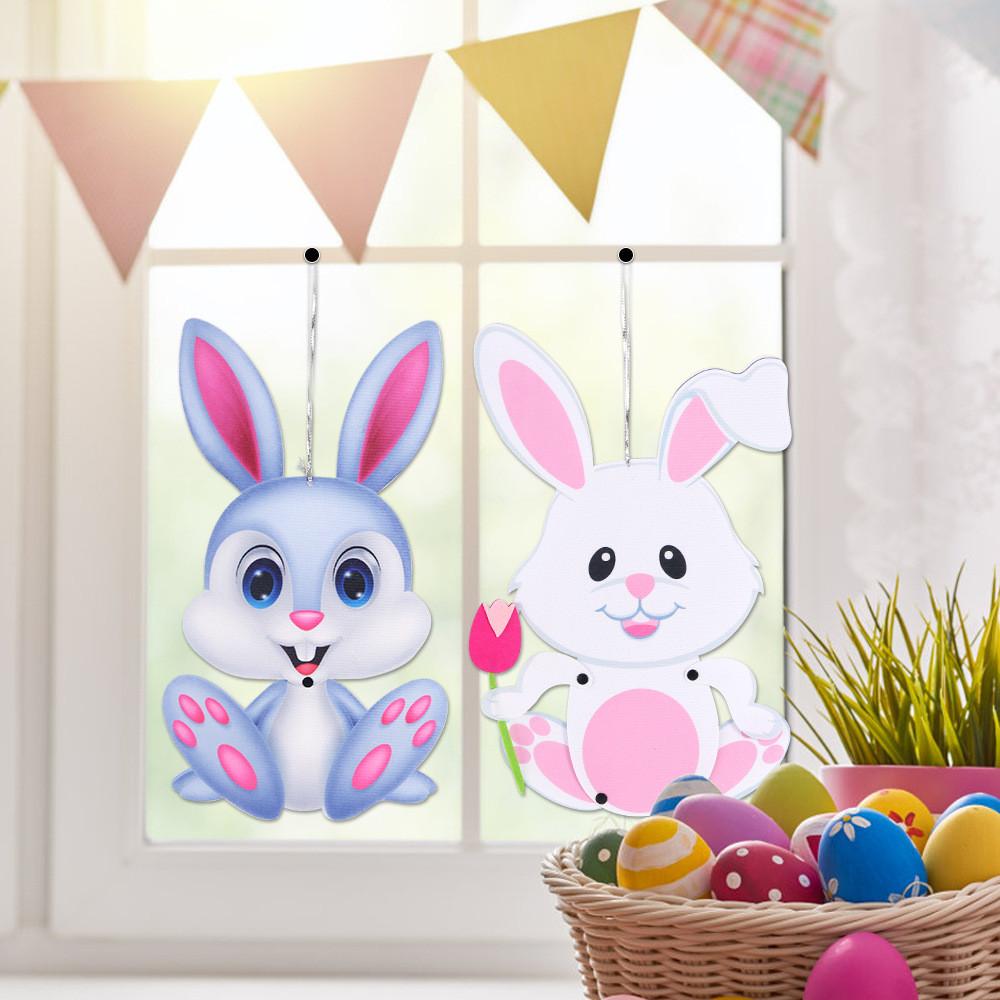 Whimsical And Charming Easter Bunny Hanging Decoration For Joyful Celebrations