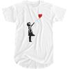 Dittoxpression Banksy Girl with Balloons Street Graffiti Artist T-Shirt