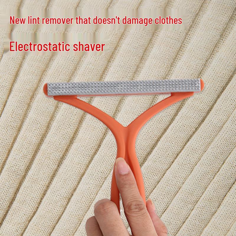 Dual-Sided Lint Remover: Manual Hair Removal & Pilling Scraper for Clothes and Wool, Coat Shaver, and Trimmer.