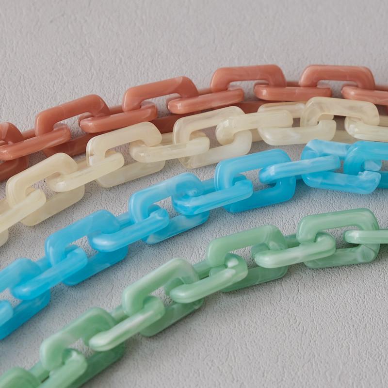 New Woman Bag Chain Accessory Detachable Parts Candy Crossbody Resin Luxury Strap Women Handbag Chains Acrylic Shoulder Handles