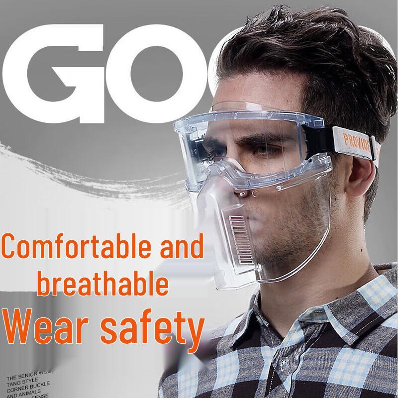 Detachable Safety Goggles with Face Shield