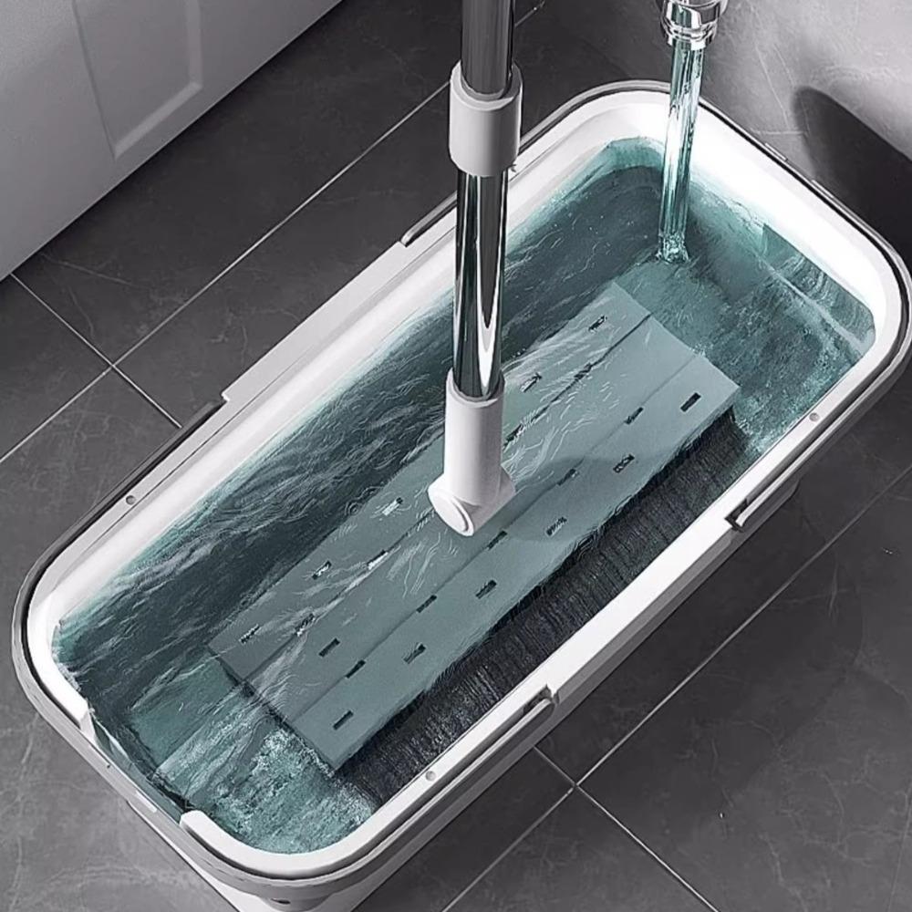 Rectangular Laundry Barrel Space-Saving Washing Basin Foldable Mop Bucket  Camping