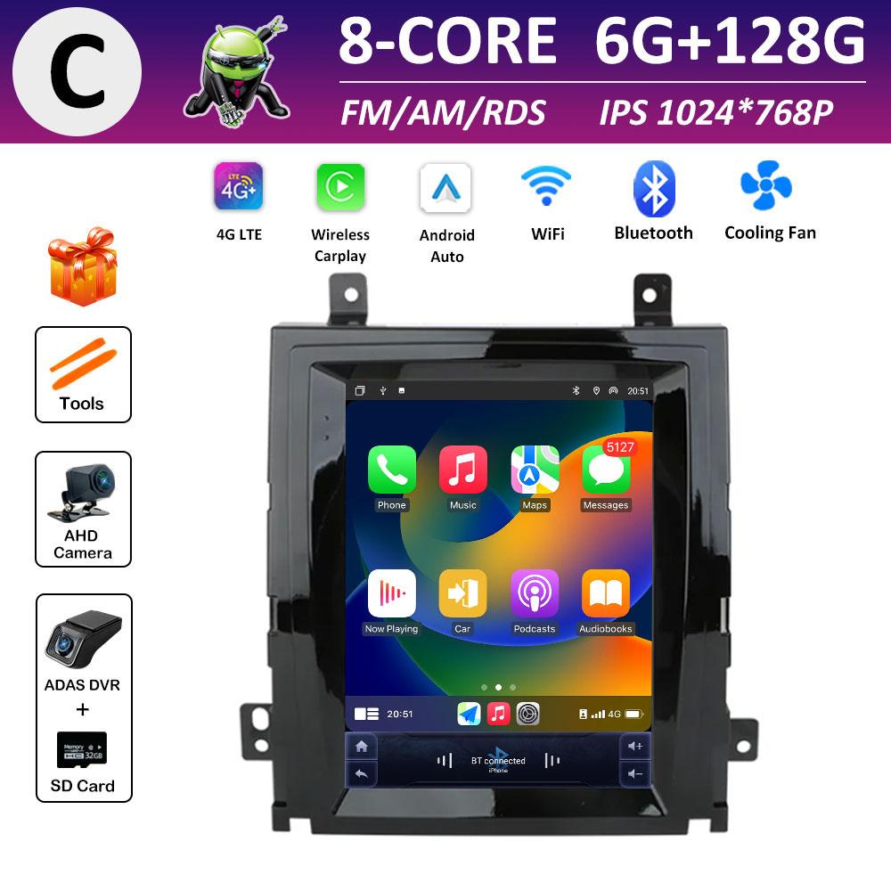 Android Smart System WIFI for Cadillac Escalade 2007 2008 2009 2010 2011 - 2013 Wireless Carplay GPS Navigation DSP Stereo BT+4G