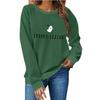 Women's Fashion Casual Print Casual Long Sleeve Round Neck Sweatshirt Top