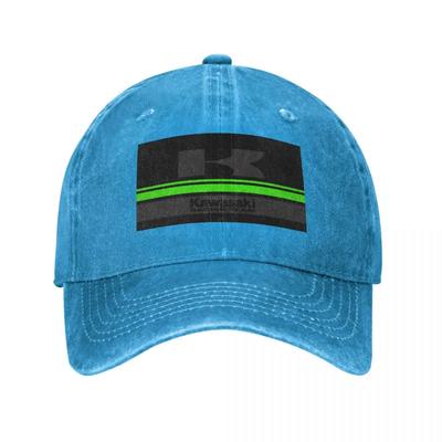 Motorrace Kawasakis Team Baseballpet Vintage Distressed Katoen Snapback Pet Mannen Outdoor Verstelbare Pasvorm Petten Pet