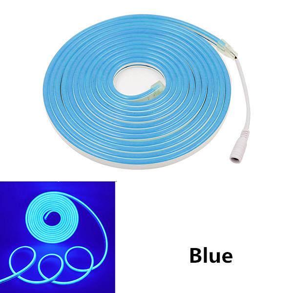 

DC 12V Неонова стрічка Водонепроникна SMD 2835 120 світлодіодів/м Світлодіодна стрічка Гнучкі світлодіодні неонові вивіски Для прикраси дому Рожевий Жовтий 1m синій