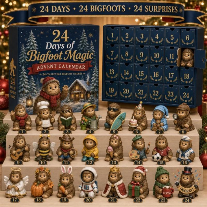 2026 Magic Animal Advent Calendar Acrylic Blind Box Collectible Ornament Christmas Gift