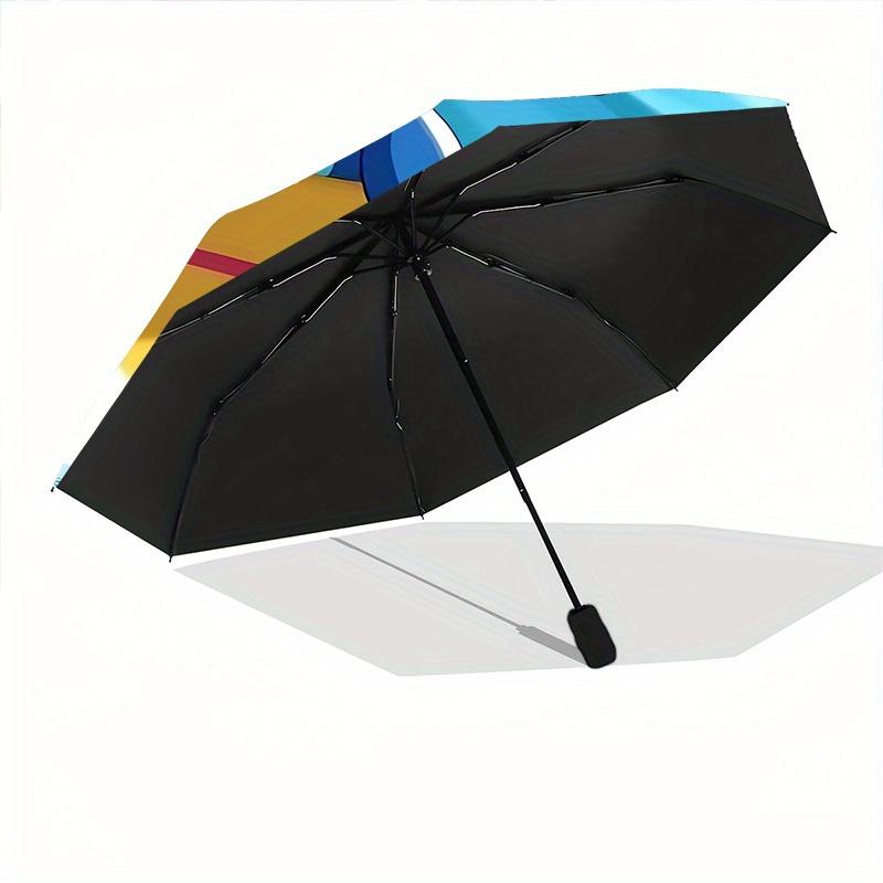 1pc Stitch Surfing Automatic Open/close, All-Season Portable Folding Umbrella, Perfect Gift for Friends  y250807035