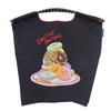 Ball Chain Authentic Medium Size Pixel Donuts Eco Bag Shopping Bag 301060 [Ball & Chain] & (Black, Medium)