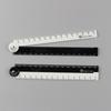 Art 1pcs Folding Ruler Black and White Simple Ruler Graphic Folding Ruler Student Learning Supplies Creative Stationery