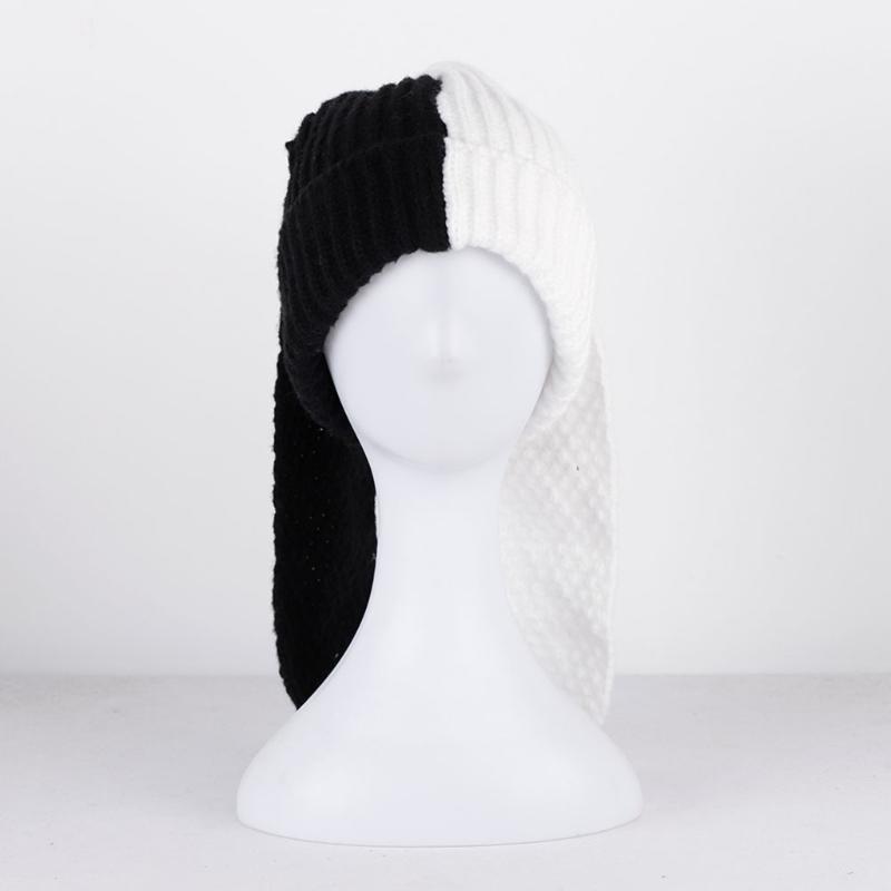 Girls Rabbit Hat Y2K Knitted Ears Hat Cute Rabbit Gifts Warm Winter Hat Adult Children Knitted Ears Winter Photo Props