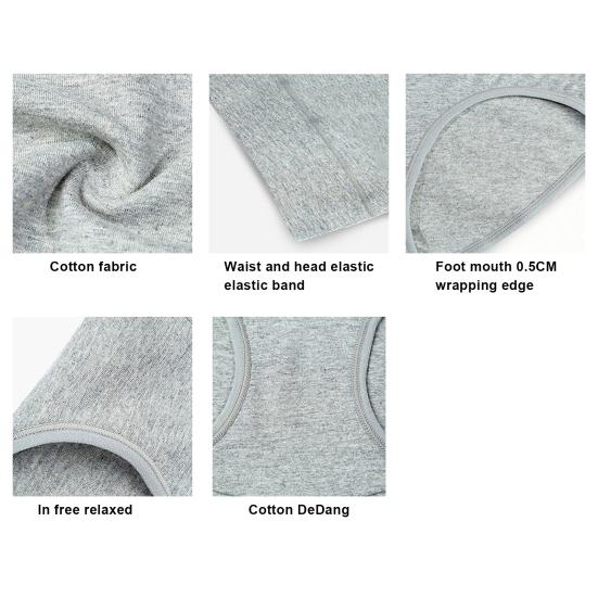 Damen Unterhose Mittlere Taille Einfarbig Baumwolle Po-lifted Gute Atmungsaktivität Elastisch Schnelltrocknend Sport