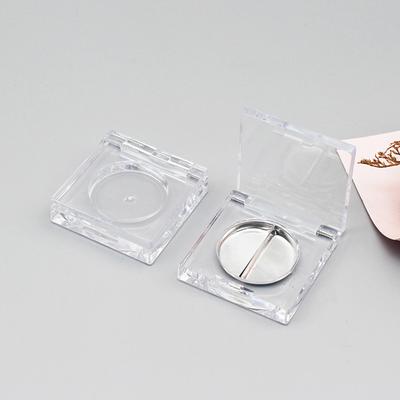 1PC Square Empty Eyeshadow Palette Plastic Cosmetic Container Clear DIY Makeup Case