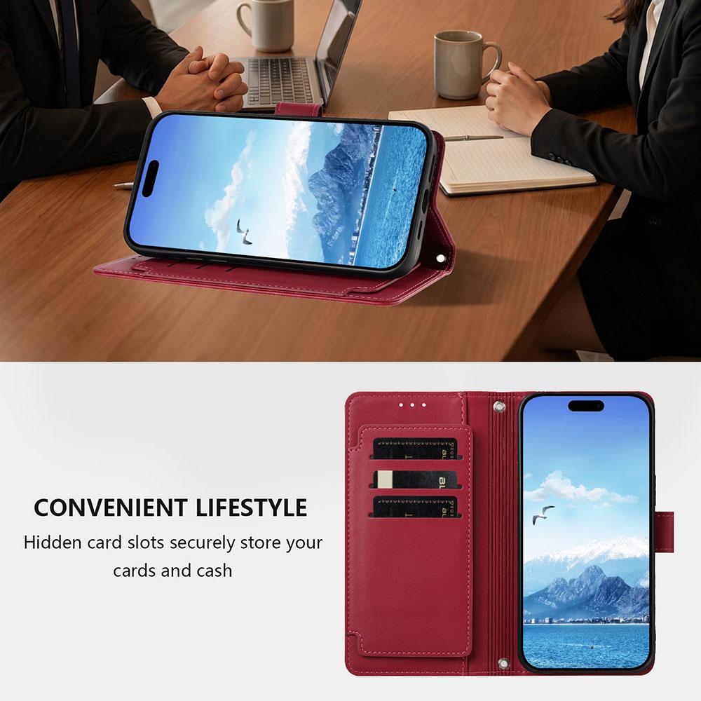 Leather Card Holder Case For ZTE Optus X Value 5G RedMagic 11 Pro Plus Nubia Focus S2R S2 Lite Flip Wallet Protect Back Cover