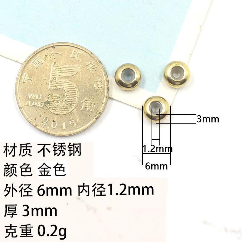 Diy Jewelry Handmade Accessories Material, Titanium Steel Stainless Steel Positioning Buckle, Positioning Ring, Bracelet Leather Rope Buckle One*20pcs