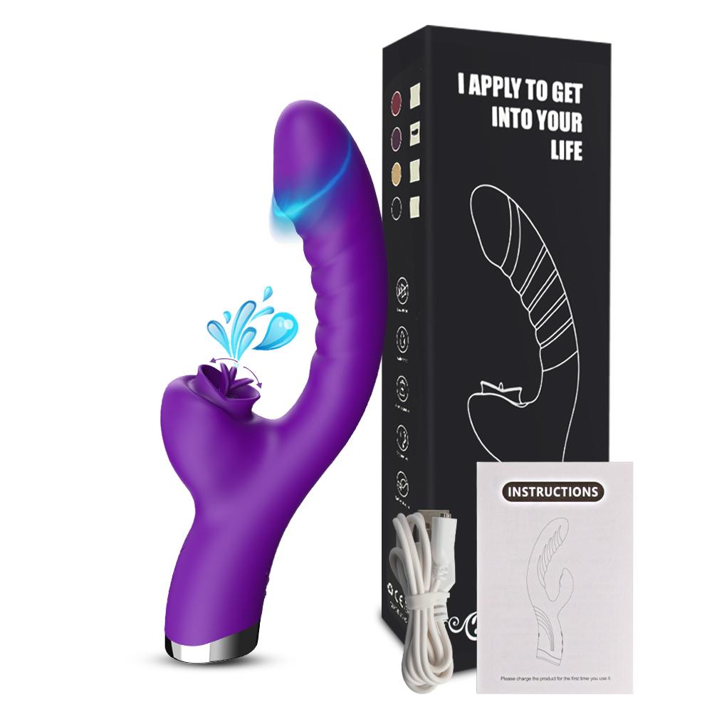 Anal Plug Vibrator Stimulate Anus Buttplug Adult Women Sex Toy Oral Licking Clitoral Stimulate Tongue Vibrator SexVagina Massage
